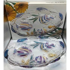 Vintage Mikasa Savoir Vivre Key Largo Oblong Plate 10 3/4" Fish Nautical